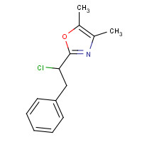 1092352-12-9 2-(1-chloro-2-phenylethyl)-4,5-dimethyl-1,3-oxazole chemical structure