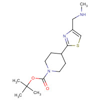 869901-03-1 tert-butyl 4-[4-(methylaminomethyl)-1,3-thiazol-2-yl]piperidine-1-carboxylate chemical structure
