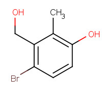 1255206-72-4 4-bromo-3-(hydroxymethyl)-2-methylphenol chemical structure