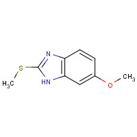 91168-31-9 6-methoxy-2-methylsulfanyl-1H-benzimidazole chemical structure
