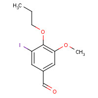 106331-89-9 3-iodo-5-methoxy-4-propoxybenzaldehyde chemical structure