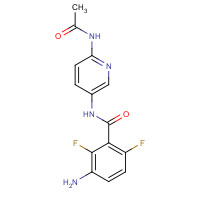 1103234-47-4 N-(6-acetamidopyridin-3-yl)-3-amino-2,6-difluorobenzamide chemical structure