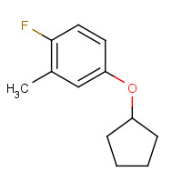 273722-70-6 4-cyclopentyloxy-1-fluoro-2-methylbenzene chemical structure