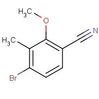 1255207-50-1 4-bromo-2-methoxy-3-methylbenzonitrile chemical structure