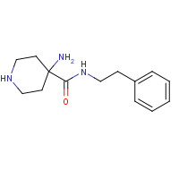 198210-77-4 4-amino-N-(2-phenylethyl)piperidine-4-carboxamide chemical structure