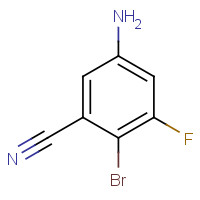 1426805-68-6 5-amino-2-bromo-3-fluorobenzonitrile chemical structure