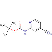 737000-78-1 tert-butyl N-(4-cyanopyridin-2-yl)carbamate chemical structure