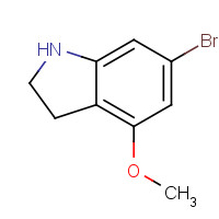 1000342-58-4 6-bromo-4-methoxy-2,3-dihydro-1H-indole chemical structure