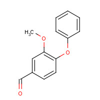 4664-62-4 3-methoxy-4-phenoxybenzaldehyde chemical structure