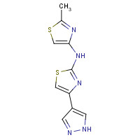 1235313-02-6 N-(2-methyl-1,3-thiazol-4-yl)-4-(1H-pyrazol-4-yl)-1,3-thiazol-2-amine chemical structure