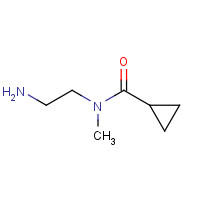 1018310-17-2 N-(2-aminoethyl)-N-methylcyclopropanecarboxamide chemical structure
