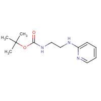 187339-13-5 tert-butyl N-[2-(pyridin-2-ylamino)ethyl]carbamate chemical structure