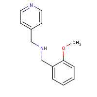 355816-59-0 N-[(2-methoxyphenyl)methyl]-1-pyridin-4-ylmethanamine chemical structure