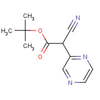 930395-88-3 tert-butyl 2-cyano-2-pyrazin-2-ylacetate chemical structure