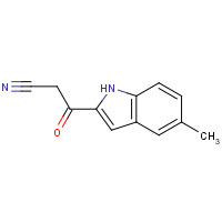 1265234-63-6 3-(5-methyl-1H-indol-2-yl)-3-oxopropanenitrile chemical structure