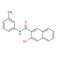 53151-08-9 3-hydroxy-N-(3-methylphenyl)naphthalene-2-carboxamide chemical structure
