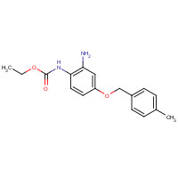 1043424-96-9 ethyl N-[2-amino-4-[(4-methylphenyl)methoxy]phenyl]carbamate chemical structure