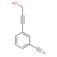 170859-72-0 3-(3-hydroxyprop-1-ynyl)benzonitrile chemical structure