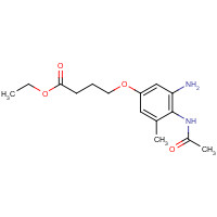 808743-26-2 ethyl 4-(4-acetamido-3-amino-5-methylphenoxy)butanoate chemical structure