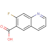 1061650-21-2 7-fluoroquinoline-6-carboxylic acid chemical structure