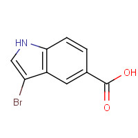 916179-87-8 3-bromo-1H-indole-5-carboxylic acid chemical structure