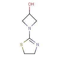 161715-27-1 1-(4,5-dihydro-1,3-thiazol-2-yl)azetidin-3-ol chemical structure