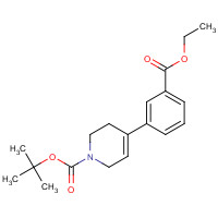 782493-24-7 tert-butyl 4-(3-ethoxycarbonylphenyl)-3,6-dihydro-2H-pyridine-1-carboxylate chemical structure