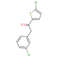 1248289-00-0 2-(3-chlorophenyl)-1-(5-chlorothiophen-2-yl)ethanone chemical structure