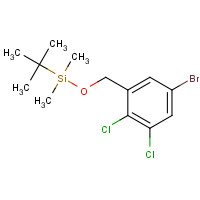 1229245-67-3 (5-bromo-2,3-dichlorophenyl)methoxy-tert-butyl-dimethylsilane chemical structure