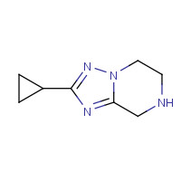 681249-78-5 2-cyclopropyl-5,6,7,8-tetrahydro-[1,2,4]triazolo[1,5-a]pyrazine chemical structure