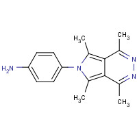 378755-49-8 4-(1,4,5,7-tetramethylpyrrolo[3,4-d]pyridazin-6-yl)aniline chemical structure