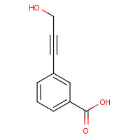 132545-15-4 3-(3-hydroxyprop-1-ynyl)benzoic acid chemical structure