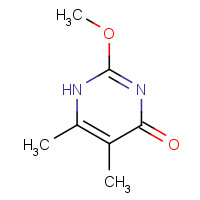 55996-08-2 2-methoxy-5,6-dimethyl-1H-pyrimidin-4-one chemical structure