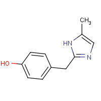 102151-86-0 4-[(5-methyl-1H-imidazol-2-yl)methyl]phenol chemical structure
