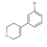 1174324-81-2 4-(3-bromophenyl)-3,6-dihydro-2H-pyran chemical structure
