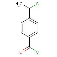 64382-49-6 4-(1-chloroethyl)benzoyl chloride chemical structure