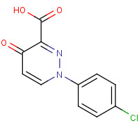147920-34-1 1-(4-chlorophenyl)-4-oxopyridazine-3-carboxylic acid chemical structure