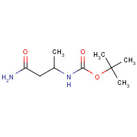 143979-27-5 tert-butyl N-(4-amino-4-oxobutan-2-yl)carbamate chemical structure