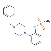 199105-18-5 N-[2-(4-benzylpiperazin-1-yl)phenyl]methanesulfonamide chemical structure