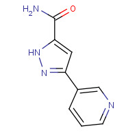 287494-01-3 3-pyridin-3-yl-1H-pyrazole-5-carboxamide chemical structure