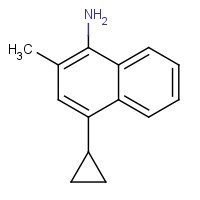 878672-07-2 4-cyclopropyl-2-methylnaphthalen-1-amine chemical structure