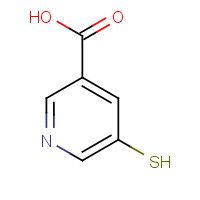 24242-21-5 5-sulfanylpyridine-3-carboxylic acid chemical structure