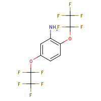 34065-82-2 2,5-bis(1,1,2,2,2-pentafluoroethoxy)aniline chemical structure