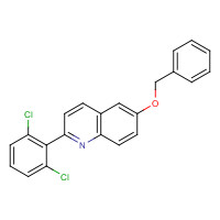 623144-23-0 2-(2,6-dichlorophenyl)-6-phenylmethoxyquinoline chemical structure