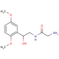 42794-76-3 2-amino-N-[2-(2,5-dimethoxyphenyl)-2-hydroxyethyl]acetamide chemical structure