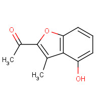 99246-60-3 1-(4-hydroxy-3-methyl-1-benzofuran-2-yl)ethanone chemical structure