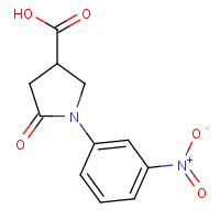 345297-65-6 1-(3-nitrophenyl)-5-oxopyrrolidine-3-carboxylic acid chemical structure
