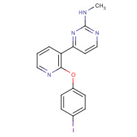 870221-28-6 4-[2-(4-iodophenoxy)pyridin-3-yl]-N-methylpyrimidin-2-amine chemical structure