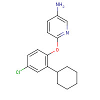 219866-01-0 6-(4-chloro-2-cyclohexylphenoxy)pyridin-3-amine chemical structure