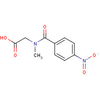 35876-37-0 2-[methyl-(4-nitrobenzoyl)amino]acetic acid chemical structure